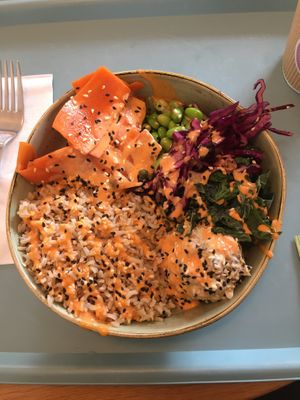 vegan nord bowl  at Tolstoy in Vienna
