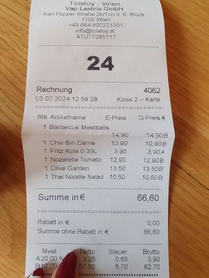  at Tolstoy in Vienna