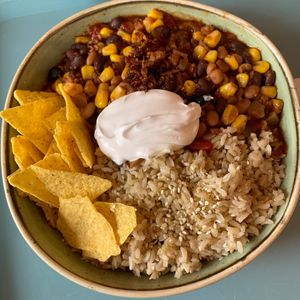 Chili Sin Carne (10,90€) at Tolstoy in Vienna