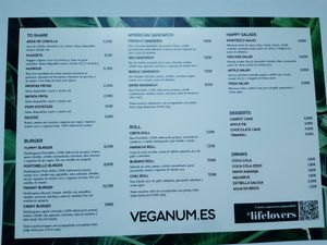 Carta at Veganum in Valencia