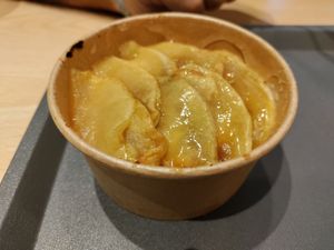 This apple cake is really tasty! at Veganum in Valencia