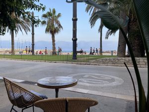 The view from the terrace.  at Cinnamon in Sitges