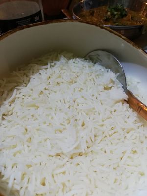 Arròs basmati at Cinnamon in Sitges