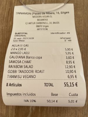 Bill  at Cinnamon in Sitges