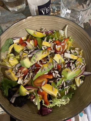 Rainbow salad  at Cinnamon in Sitges