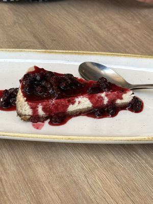 Cheesecake  at Cinnamon in Sitges