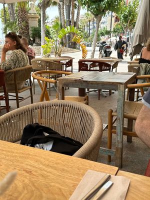Outside at Cinnamon in Sitges