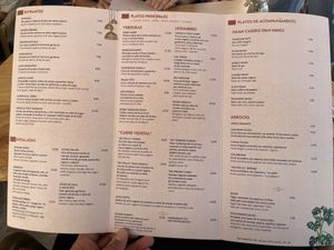 Menu  at Cinnamon in Sitges