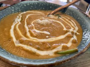 Chana tofu  curry  at Cinnamon in Sitges