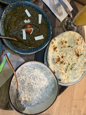 Tofu palak  at Cinnamon in Sitges