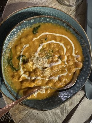 Kichererbsen Curry, glutenfrei  at Cinnamon in Sitges