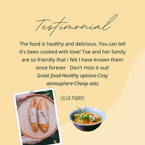 Our customers feeback at Mom's Kitchen @ Chickpea Eatery  in Da Nang