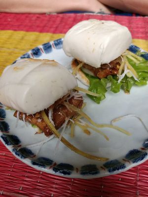 Bao buns at Mom's Kitchen @ Chickpea Eatery  in Da Nang