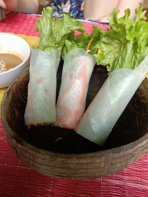 Spring Rolls at Mom's Kitchen @ Chickpea Eatery  in Da Nang