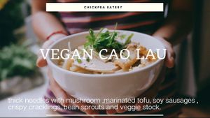 Cao Lau noodles at Mom's Kitchen @ Chickpea Eatery  in Da Nang