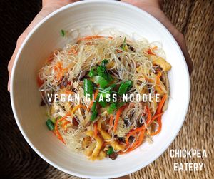 vegan glass noodle at Mom's Kitchen @ Chickpea Eatery  in Da Nang