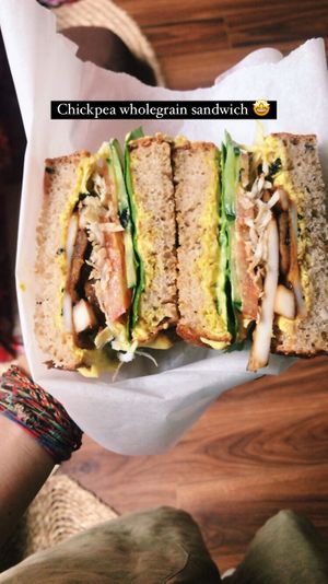 Whole grain sandwich at Mom's Kitchen @ Chickpea Eatery  in Da Nang