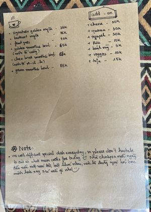   at Mom's Kitchen @ Chickpea Eatery  in Da Nang