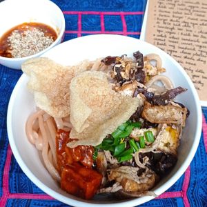 Cao Lầu Hội An at Mom's Kitchen @ Chickpea Eatery  in Da Nang