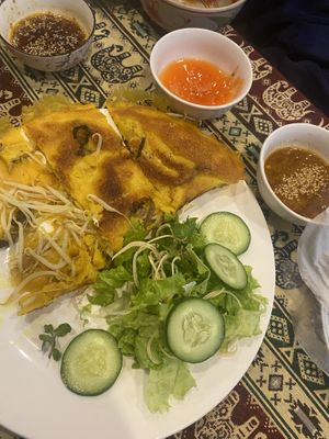 Bánh xèo  at Mom's Kitchen @ Chickpea Eatery  in Da Nang