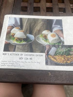 Menu cover  at Mom's Kitchen @ Chickpea Eatery  in Da Nang