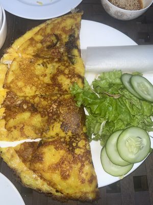 Vietnamese pancake  at Mom's Kitchen @ Chickpea Eatery  in Da Nang