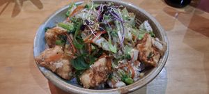 Teriyaki tofu don at Jizo Japanese Cafe & Bar in Dunedin