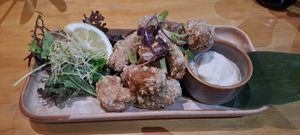 Karaage entree at Jizo Japanese Cafe & Bar in Dunedin