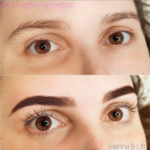Henna & Lift $120 at DG Vegan Aesthetics in Strathfield