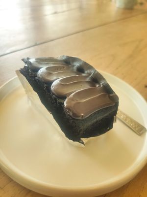 Vegan chocolate cake at Little Cottage by Ticha Cakes in Pai