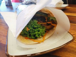 Gemüsewrap at Taskin Natürliche Vielfalt in Ludwigsburg