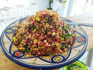 Ensalada de quinoa at Sa Gulita in Ibiza