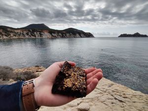 Vegan brownie ToGo at Sa Gulita in Ibiza