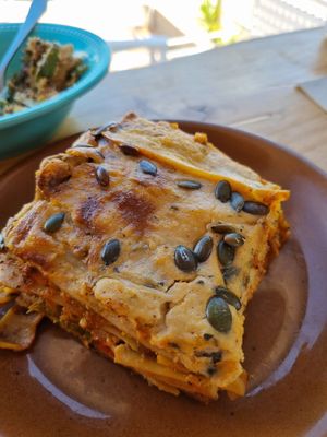 Vegan Lasagne at Sa Gulita in Ibiza