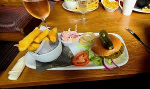 The Spring Hill Vegan Burger at The Springhill in Wolverhampton