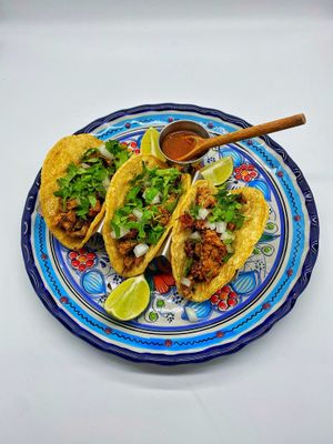 Barbacoa tacos  at Mexhico Restaurant in Barrie