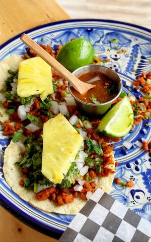 Tacos Al Pastor at Mexhico Restaurant in Barrie
