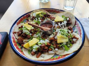 Tacos El pastor at Mexhico Restaurant in Barrie