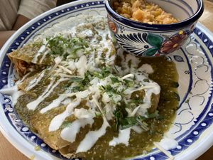 Enchiladas   at Mexhico Restaurant in Barrie
