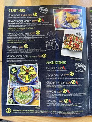 Menu 1 of 2  at Mexhico Restaurant in Barrie
