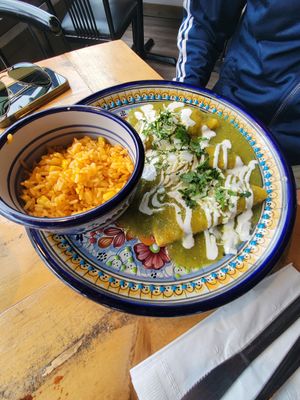 Enchiladas at Mexhico Restaurant in Barrie