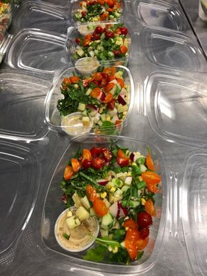 Summer Chop Salad with Champagne Vinaigrette at Farm To Fork in Bigfork