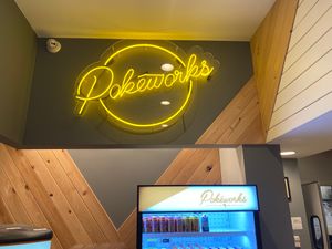 Sign at Pokeworks in Tampa