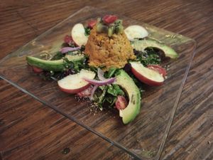 Hummus at Vegan21 in San Miguel De Allende