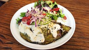 Nopal relleno at Vegan21 in San Miguel De Allende