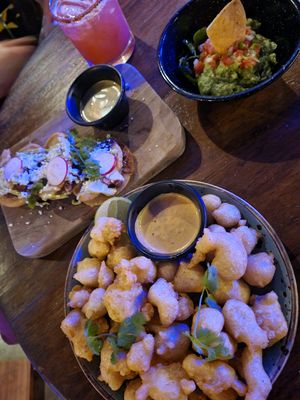 Appitizers at Chela de Playa in Playa Del Carmen