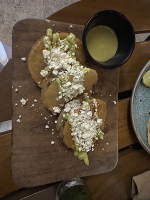Gorditas  at Chela de Playa in Playa Del Carmen