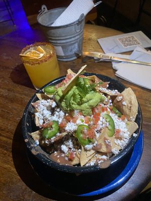 Nachos  at Chela de Playa in Playa Del Carmen