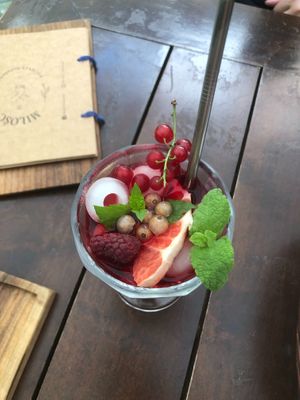 hibiscus water  at Miłość in Poznan