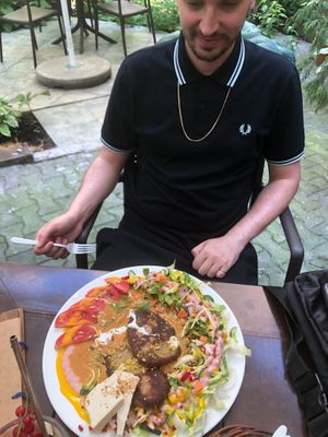 Masala curry (huge portion!!!!)  at Miłość in Poznan